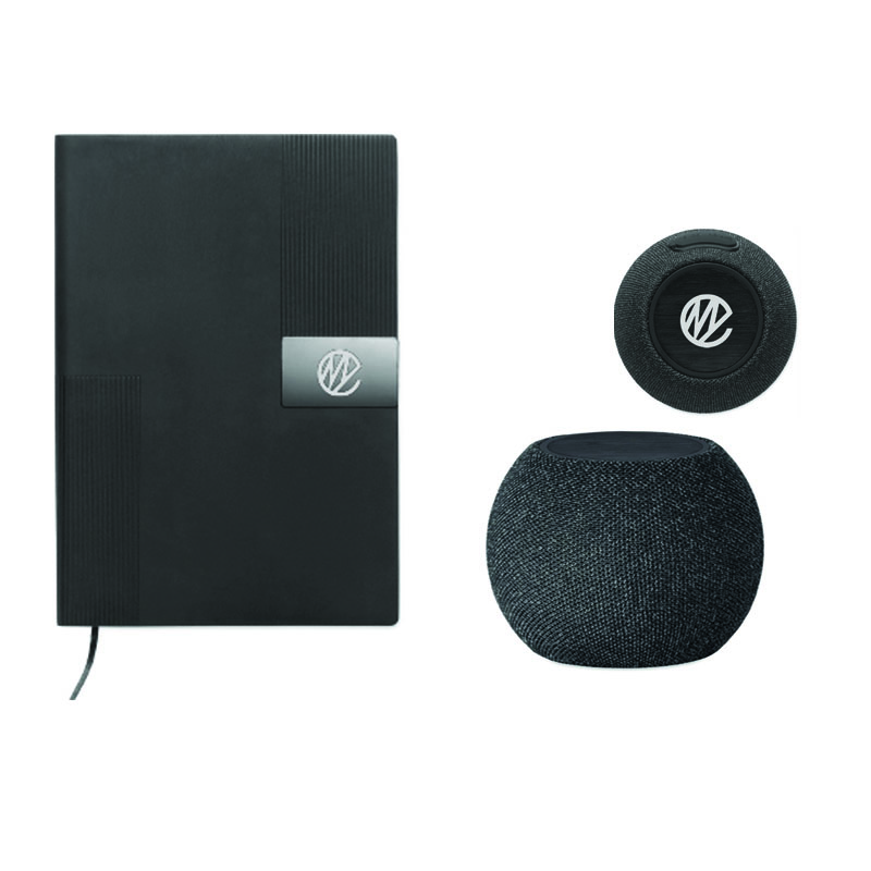 Bluetooth hangszóró + jegyzetfüzet